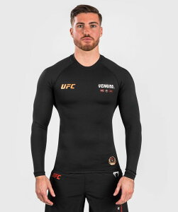 y񂹏iz VENUM [Fk]@ bVK[h@UFC Adrenaline FIGHT WEEK i/ԁj ^ Men's Performance Rashguard Long Sleeves - Black/Red ^ Ki RvbVVc OX[u  z