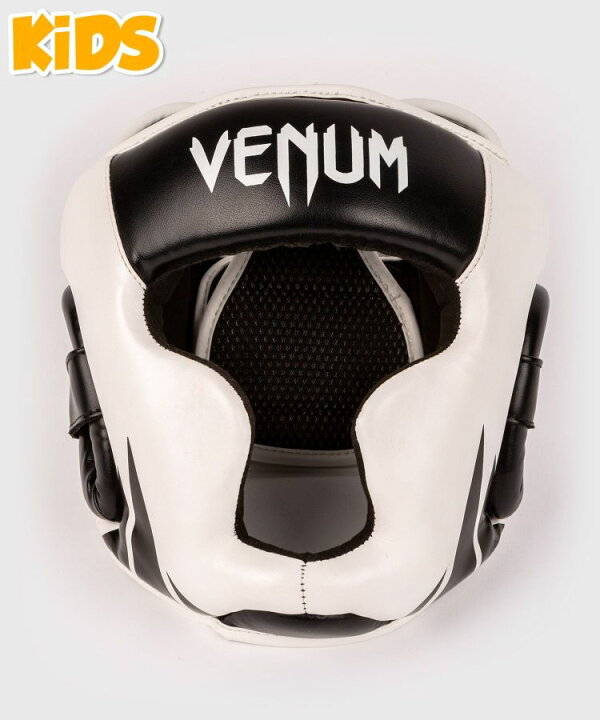 楽天市場】VENUM [ヴェヌム] キッズ ヘッドギア チャレンジャー（黒/白  