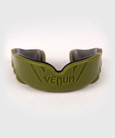 VENUM [ヴェヌム]　マウスガード　Challenger - チャレンジャー（カーキ/黒）／ Mouthguard - Khaki/Black（ケースつき）／ スポーツ用 マウスピース スポーツ 総合格闘技 ボクシング キックボクシング ブラジリアン柔術 MMA UFC ヴェナム ヴェノム ベヌム ベナム ベノム