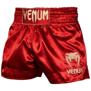 VENUM [Fk]@G^CV[c@Classic - NVbNi/S[hj ^ Muay Thai Shorts - Red/Gold ^LbN pc LbN{NVO G^C pc iZ {NVO uWA_