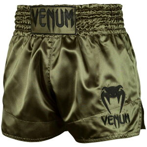 VENUM [Fk]@G^CV[c@Classic - NVbNiJ[L/j ^ Muay Thai Shorts - Kahki/Black ^LbN pc LbN{NVO G^C pc iZ {NVO uWA_