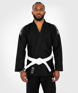 VENUM [���F�k��]�@�u���W���A���_�p���@�t�@�[�X�g�i���j- ���ѕt�� �^ First BJJ Gi - Black �����i���Z UFC MMA �O���b�v�����O �Q�Z IBJJF JBJJF �_�p�� ���� �㉺�Z�b�g ���j�t�H�[�� �g���[�j���O ��