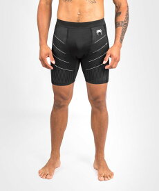 VENUM [ヴェヌム]　バーリトゥードショーツ　バイオメカ（黒/グレー）／ Biomecha Vale Tudo Shorts - Black/Grey ／ VENUM-04786-109 ショート コンプレッション 着圧 加圧 伸縮 トレーニングウェア インナー サポーター メンズ ウォーミングアップ アンダーウェア