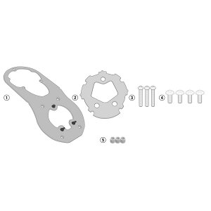 �o�C�N �^���N�o�b�O GIVI BF38 Tanklock�p�t�����W�Œ�L�b�g Honda CB1000R 18-