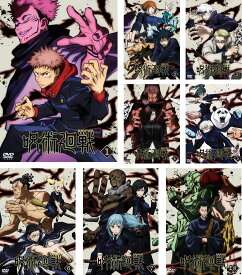 呪術廻戦(8枚セット)第1話〜第24話 最終【全巻セット アニメ 中古 DVD】レンタル落ち 送料無料
