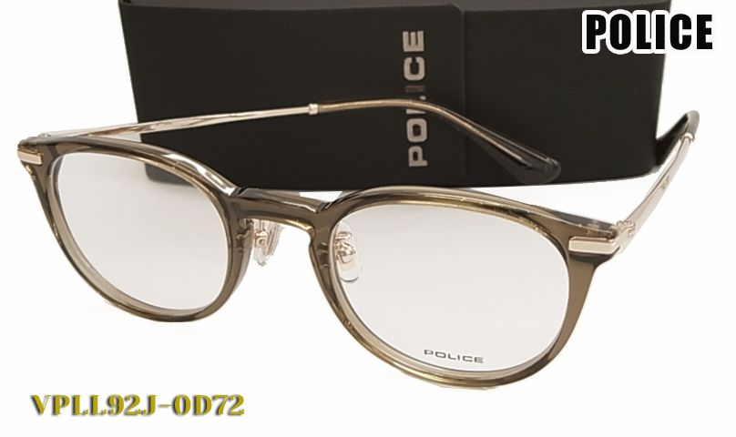 楽天市場】【POLICE】ポリス 眼鏡 メガネ フレーム VPLL92J-0D72