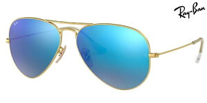 �yRay-Ban�z ���C�o�� �T���O���X RB3025-112/17-58�T�C�Y �~���[ AVIATOR �N���V�b�N���^���i�t�B�b�g������ ���������I