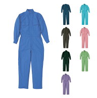 SHINMEN7160 シンメン T/C円管服 S～3L（EL）つなぎ服　ツナギ 【楽天ランキング受賞】