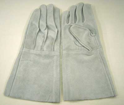 定価の67％ＯＦＦ まとめてお買い得溶接用 牛床革溶接5本指皮手袋 お買い得 革手袋 １０双組 至上
