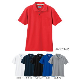 SOWA50597 桑和 半袖ポロシャツ（胸ポケット付き） S～6L