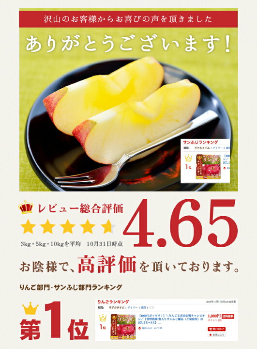楽天市場 蜜入りサンふじ 優品 ご家庭用 2 7kg 6玉 12玉 菅野農園 岩手 江刺 お歳暮 りんご 送料無料 ちょっと訳あり 農家のお店 めぐり菜