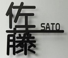 楽天市場 表札 アイアン 漢字 素材 ガーデニング Diy用品 ステンレス の通販