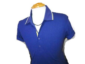 人気◆新品 ハムネット 半袖ポロシャツ青サイズM■d040238