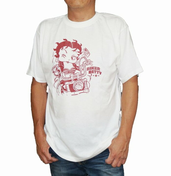 楽天市場】ベティブープ メンズ Tシャツ キャラクター BettyBoop 
