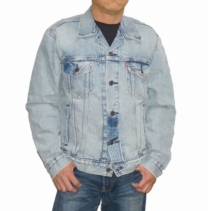 楽天市場】リーバイス Levis デニムジャケット ダメージリペア 