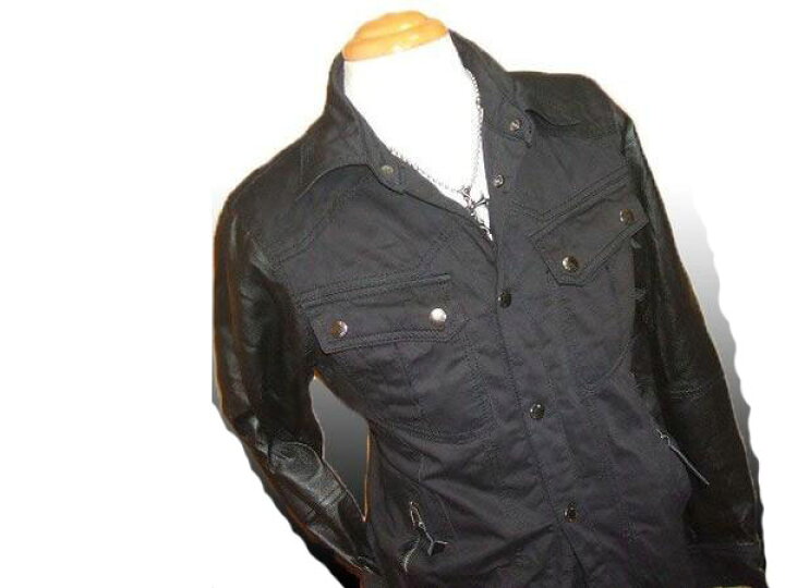 楽天市場】新品 ♪☆ モルガンオム MORGAN HOMME 袖革ミリタリー 