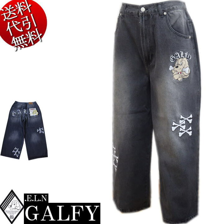 楽天市場】2024年冬新作 GALFY.E.L.N/ガルフィー 骨骨カラーデニム 