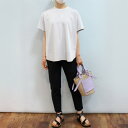 Dignite collier ディニテ コリエ 80990215 裾切替 半袖 プルオーバー