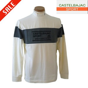 カステルバジャック スポーツ/CASTELBAJAC 秋冬物 切替インナーTシャツ 48/Lサイズ 110-白系