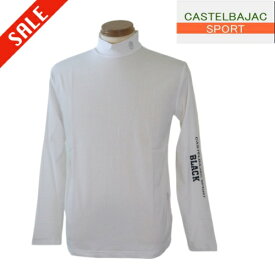 カステルバジャック スポーツ/CASTELBAJAC プリントインナーTシャツ 46/M・48/L・50/2Lサイズ 154-白系