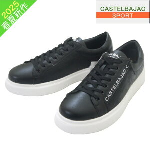 カステルバジャック/CASTELBAJAC 家紋型押しスニーカー 60/26.0・65/26.5cm 126-黒系