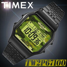 在庫有り!即納可『宅配便』で全国*送料無料*【あす楽対応】TIMEX【TW2P67100】CLASSICDIGITAL34mm径タイメックスクラシックデジタルメンズ/レディース/ユニセックスQUARTZクォーツデジタル腕時計カモフラージュ迷彩並行輸入【新品】