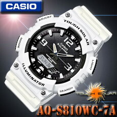 *送料無料サービス*在庫有り!即納可【あす楽対応】CASIOカシオSTANDARDアナデジQuartz【タフソーラー】AQ-S810WC-7A【10気圧防水】メンズ腕時計白ホワイト【国内未発売モデル】【海外モデル】【新品】【あす楽_土曜営業】【あす楽_日曜営業】