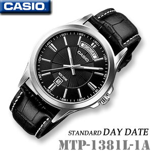 ���S�I�y�d�r��V�i�Ɍ������Ă��甭���zCASIO MTP-1381L-1A DAY-DATE STANDARD �V���v�� �A�i���O �l�C �����Y �r���v �� ���t �j�� �f�C�f�C�g �J�����_�[ �V���� �A�E �w�� �a���� ���j�� �M�t�g �v