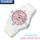 安心！【電池を新品に交換してから発送】CASIO LRW-200H-4E3 キッズ カシオ 人気 アナログ レディース 女の子 腕時計 白 ホワイト ピンク 新生活 入学 学生 彼女 誕生日 お祝い ギフト プレゼント 海外モデル チープカシオ【並行輸入 新品一年保証】チプカシ＊送料無料＊