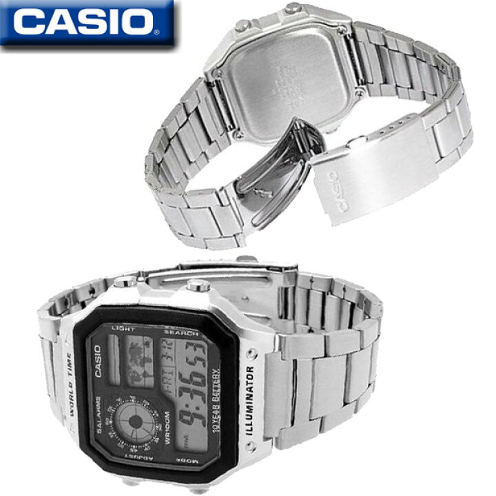 楽天市場】【ベルト調整無料】CASIO AE-1200WHD-1A カシオ【ワールド 