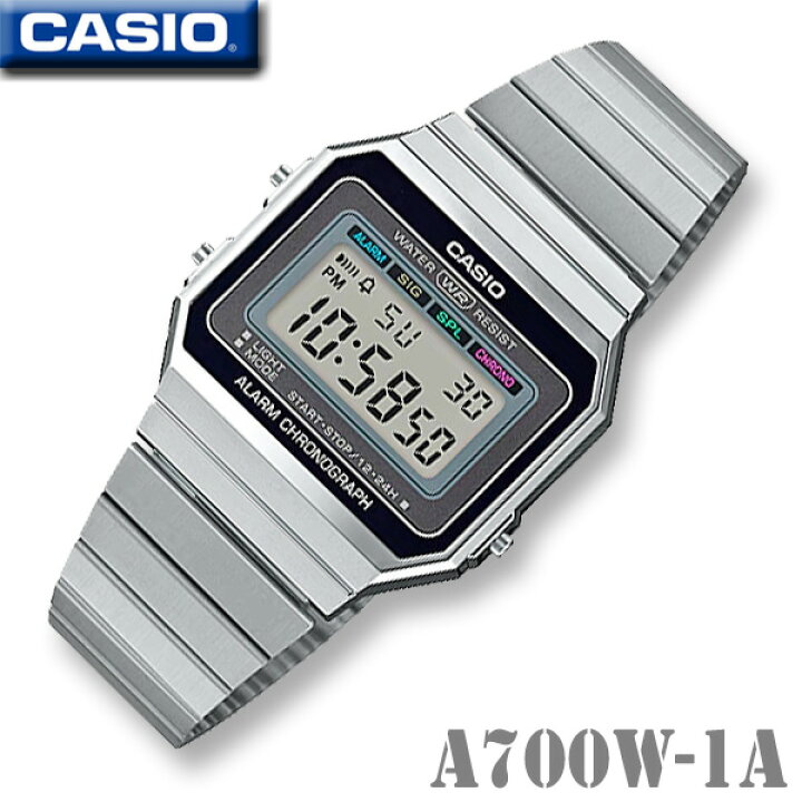 楽天市場 男女兼用 Casio 00w 1a Vintage Collection カシオ 人気 デジタル メンズ レディース 男の子 女の子 腕時計 シルバー 新生活 入学 就職 学生 彼氏 彼女 お祝い 誕生日 10代 代 30代 ギフト プレゼント チープカシオ 並行輸入 新品一年保証 チプカシ