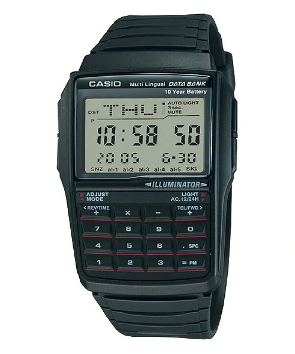 楽天市場】【男性用】CASIO DBC-32-1A DATABANK カシオ データバンク  