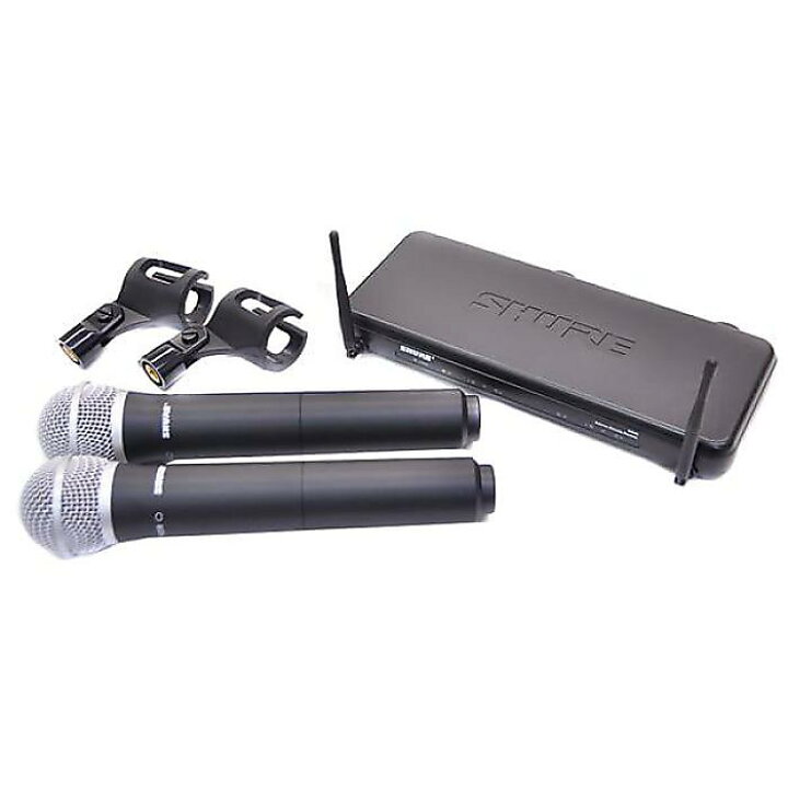 楽天市場】SHURE ( シュア ) / SVX288/PG58 ワイヤレスマイク デュアル 