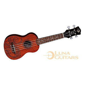 LUNA GUITARS ( ���i�M�^�[�Y ) / Uke Tattoo Mahogany Soprano w/Gigbag�ċx�X�y�V����