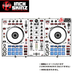 12inch SKINZ / Pioneer DDJ-SR SKINZ (White/Black) �yDDJ-SR�p�X�L���z�ċx�X�y�V����