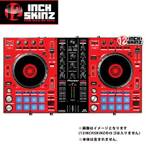 12inch SKINZ / Pioneer DDJ-SR SKINZ (Red/Black) �yDDJ-SR�p�X�L���z�ċx�X�y�V����