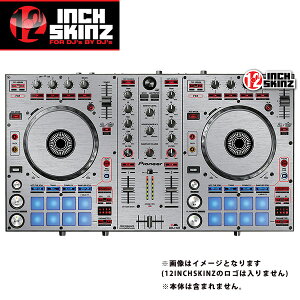 12inch SKINZ / Pioneer DDJ-SR SKINZ Metallics (Brushed Silver) �yDDJ-SR�p�X�L���z�ċx�X�y�V����