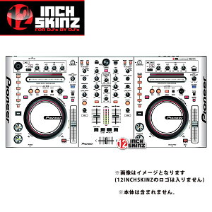 12inch SKINZ / Pioneer DDJ-S1 SKINZ (WHITE) �yDDJ-S1�p�X�L���z�ċx�X�y�V����