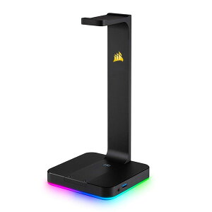 Corsair / Gaming ST100 RGB �v���~�A�� �w�b�h�Z�b�g �X�^���h 7.1ch�T���E���h�@�\���� ����w�b�h�z���X�^���h ���A���i �R���Z�A�ċx�X�y�V����