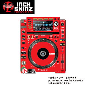 12inch SKINZ / Pioneer CDJ-2000NXS Skinz (Red) �y�A �yCDJ-2000NXS�p�X�L���z�ċx�X�y�V����