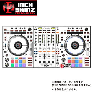 12inch SKINZ / Pioneer DDJ-SZ2 SKINZ (WHITE/BLACK) �yDDJ-SZ2�p�X�L���z�ċx�X�y�V����