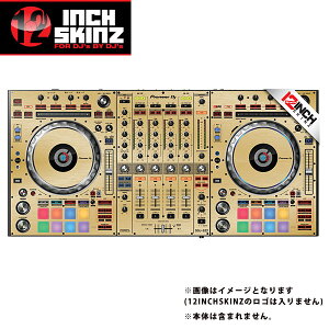 12inch SKINZ / Pioneer DDJ-SZ2 SKINZ Metallics (Brushed Gold) �yDDJ-SZ2�p�X�L���z�ċx�X�y�V����