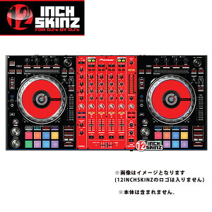 12inch SKINZ / Pioneer DDJ-SZ SKINZ (BLACK/RED) �yDDJ-SZ�p�X�L���z�ċx�X�y�V����