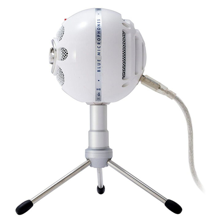 Blue Microphones Snowball iCE (WHITE) USB コンデンサーマイク 【ブルーマイクロフォン】 直輸入品 ミュージックハウス フレンズ USBコンデンサーマイク Snowball iCE ホワイト 単指向
