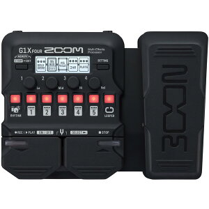 Zoom(ズーム) / G1X FOUR マルチエフェクツ・プロセッサー エクスプレッションペダル搭載モデル 《マルチエフェクター》【次回納期未定】夏休スペシャル