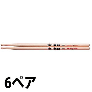 VIC FIRTH(���B�b�N�t�@�[�X) / VIC-5A �h�����X�e�B�b�N �y6�y�A�Z�b�g�z�ċx�X�y�V����