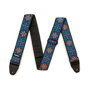 �y���[���ց^���������z Jim Dunlop(�W���E�_�����b�v) / Jimi Hendrix Authentic JH25 FILLMORE BLACKLIGHT STRAP - BLUE - �M�^�[�X�g���b�v - �ċx�݃Z�[���y���[���ց^���������z