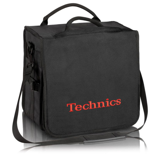 Technics / BackBag (Black/Red) レコード約60枚収納可 レコードバッグ 【テクニクス】新生活応援 | ミュージックハウス  フレンズ
