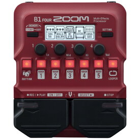 Zoom(ズーム) / B1 FOUR Bass Multi-Effects Processor ベース マルチエフェクター 【次回未定・ご予約受付中】母の日 セール