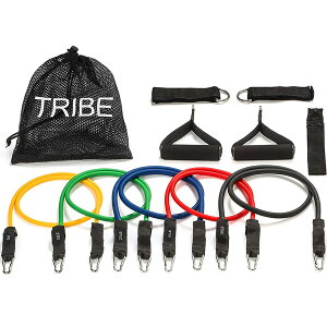 Tribe(gCu) / 11PC Premium Resistance Bands Set GNTTCY`[uEoh 5ރZbg yLOP[Xtz Ai
